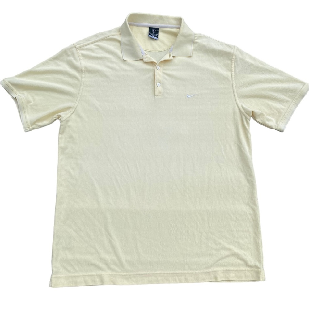 Men’s Nike golf polo shirt size XL light yellow
